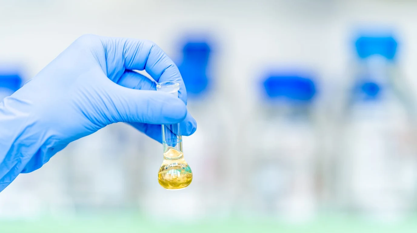 Biomedical genetics laboratory researcher analyzing epigenetic DNA methylation sequencing arrays for biological aging