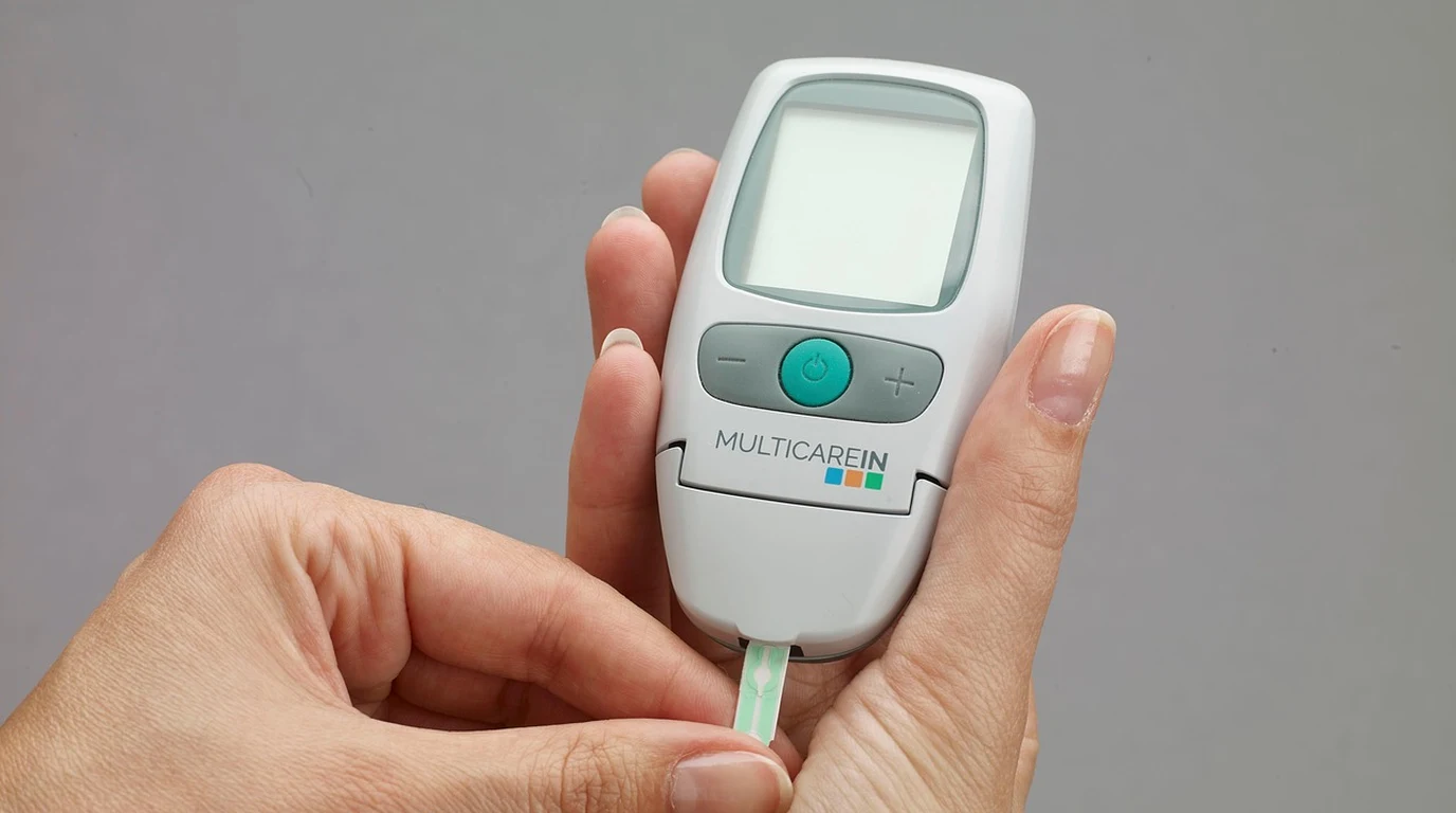 Continuous Glucose Monitor Sensor on Arm Comparing Dexcom Stelo to Dexcom G7 Biosensor